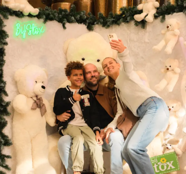 Gezin berenwand XL Selfieroute