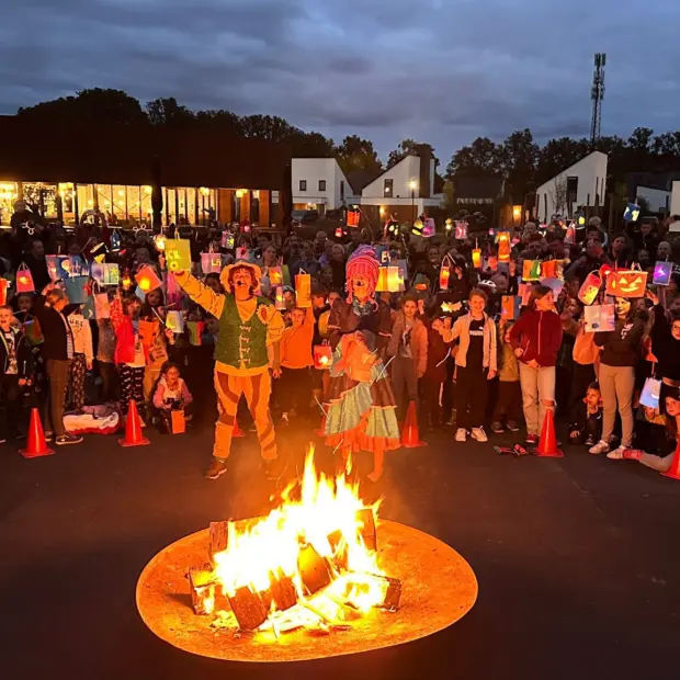 Minidisco bij het kampvuur 1