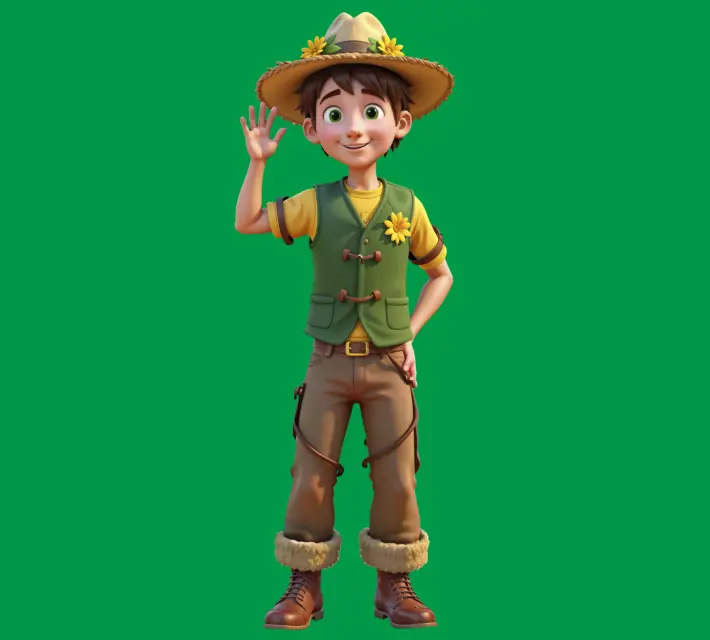 Pluck groene achtergrond 2